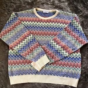 Tricots St. Raphael Sweater Large Multicolor EUC
